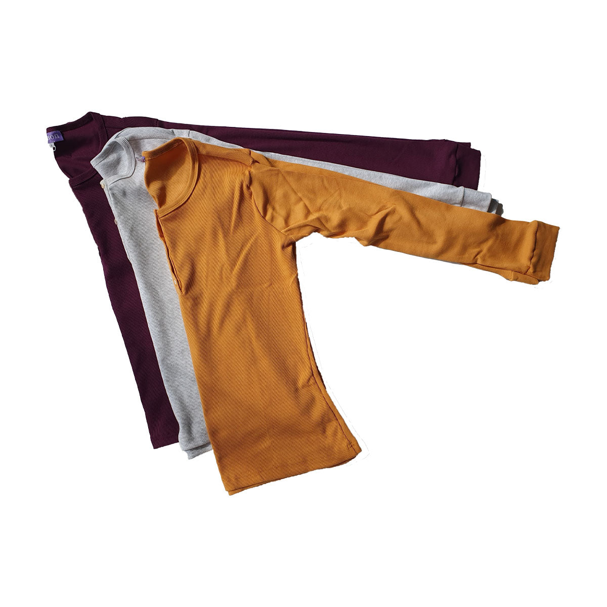 Long sleeve Henley Shirt - Various colours