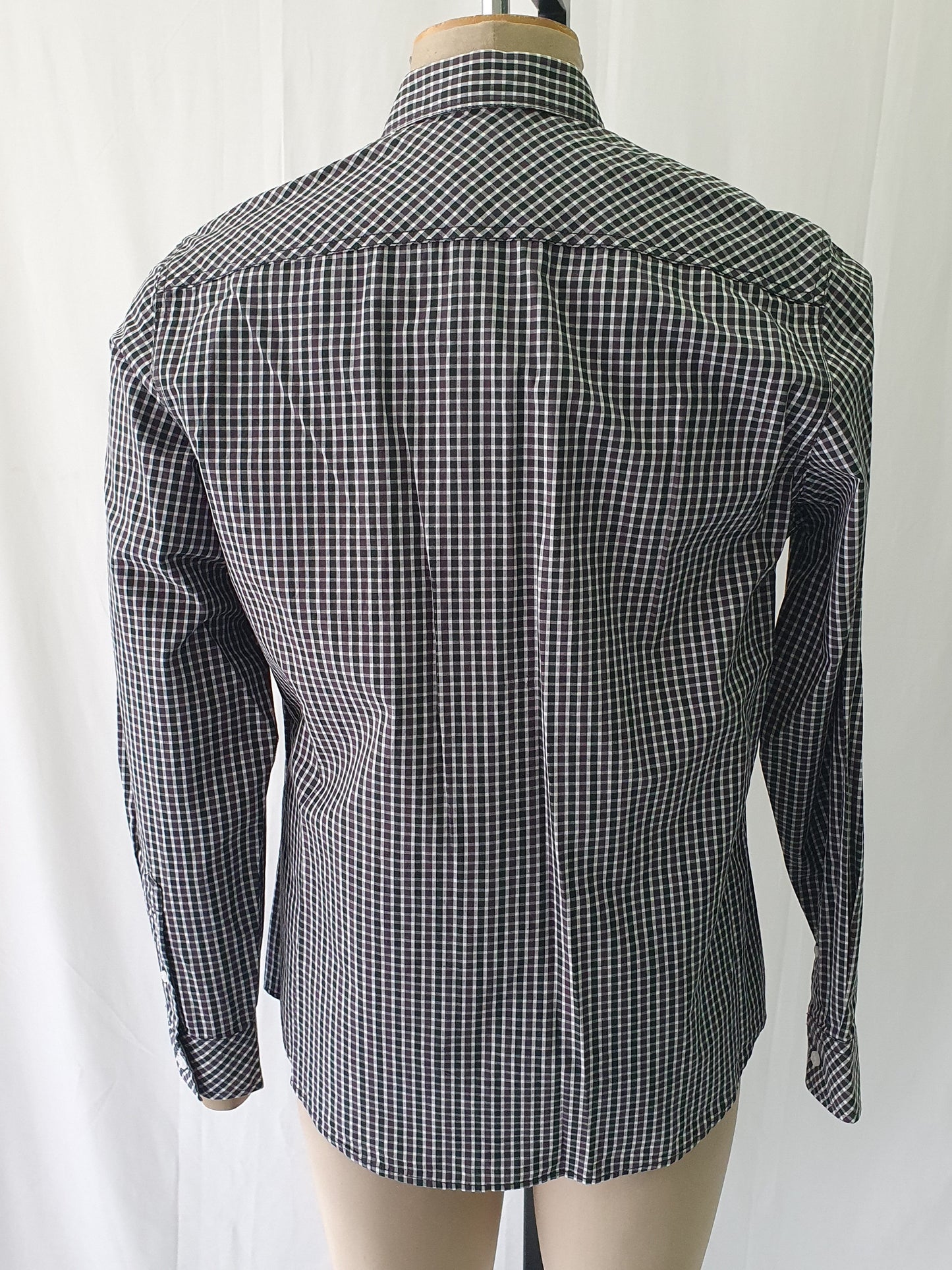 PW5852129 - Pelaco Charcoal check casual shirt - Regular Fit